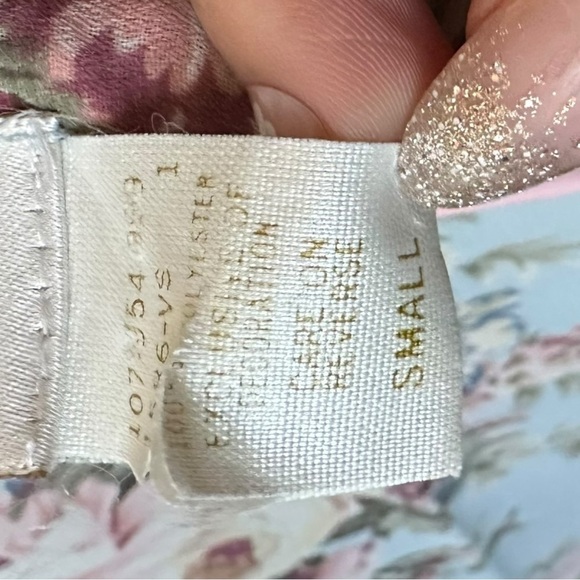 Y2K Vintage Victoria’s Secret Blue Coquette Floral Mesh Robe Size Small - Picture 12 of 12